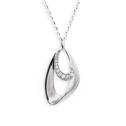 Stříbrný náhrdelník MODESI JA51346CZ Necklace | MODESI