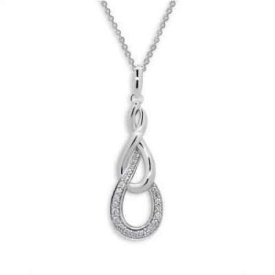 Stříbrný náhrdelník MODESI JA33880CZ Necklace