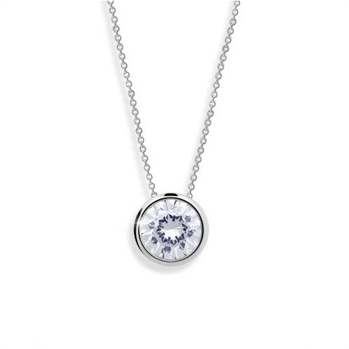 116 Stříbrný náhrdelník MODESI QJPY5039L Necklace | MODESI