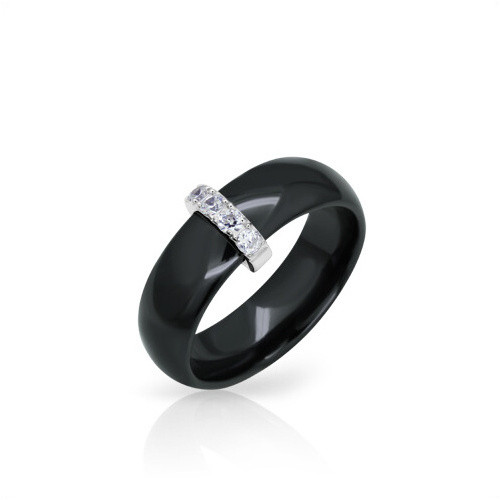 501 Stříbrný prsten MODESI keramika QJRQY6132KL Ringe | MODESI