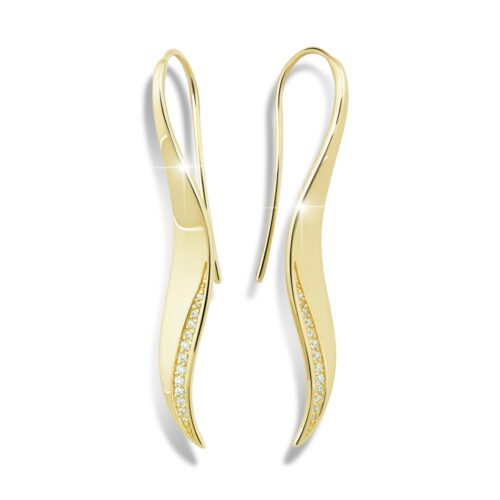 Náušnice MODESI M26004 Earring Gold plated
