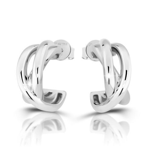 Náušnice MODESI M23094 Earring (Rhodium Plated)