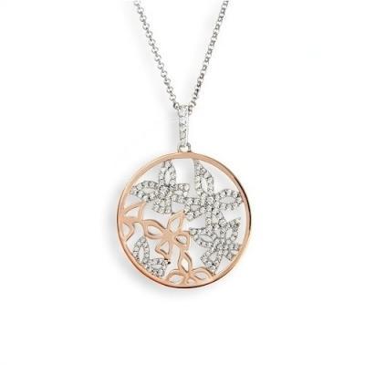 Stříbrný náhrdelník MODESI J301CZ R Necklace | MODESI