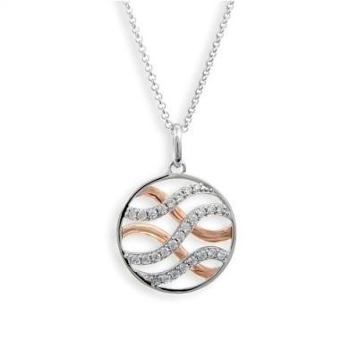 Stříbrný náhrdelník MODESI J305CZ R Necklace | MODESI