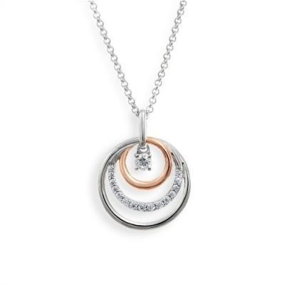 Stříbrný náhrdelník MODESI J328CZ R Necklace | MODESI