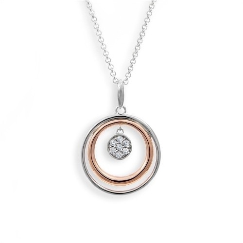 Stříbrný náhrdelník MODESI J332CZ R Necklace | MODESI