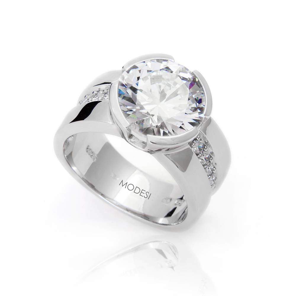 Stříbrný prsten MODESI JA16615CZ Ring | MODESI