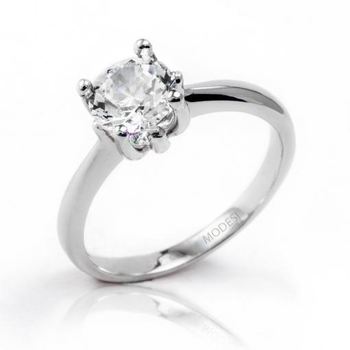 QJR1948L Ring stříbrný prsten MODESI