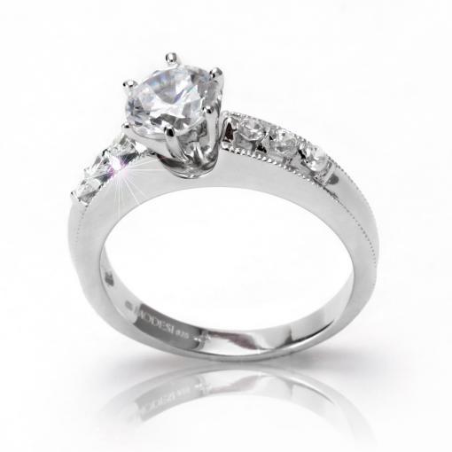 QJRY4059L Ring stříbrný prsten MODESI